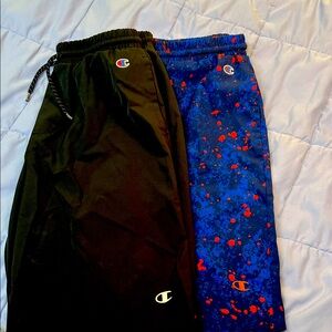 Champion Kids' Black and Blue Joggers Set